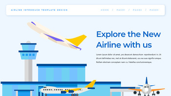 Airline business presentation template_24