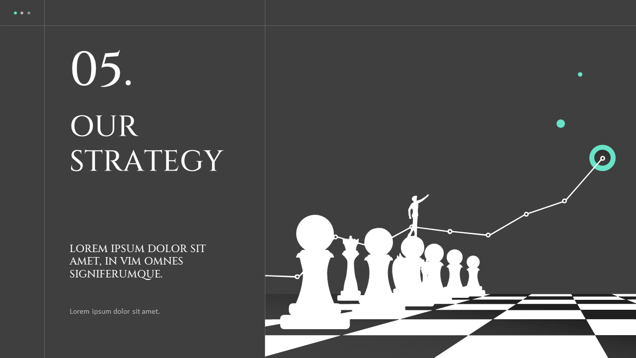Modern Dark Version Business Solution Simple Google Slides Templates