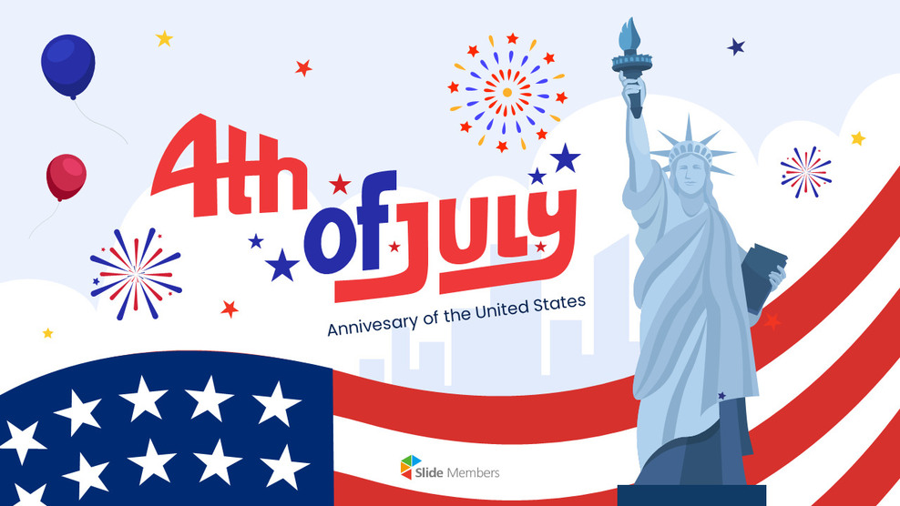 Happy 4th of July template powerpoint_01