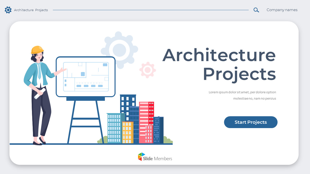 Architecture Projects Templates PPT