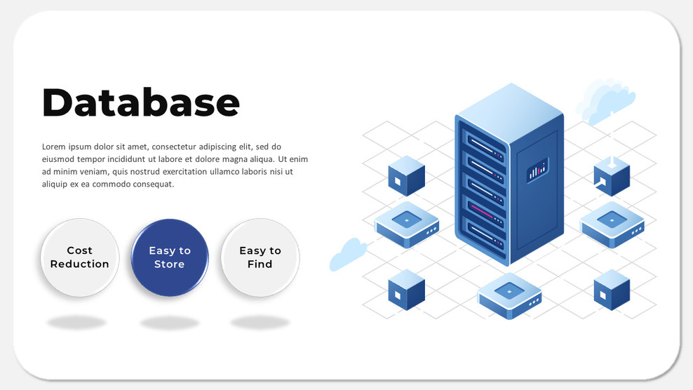 Database Management PowerPoint Layout