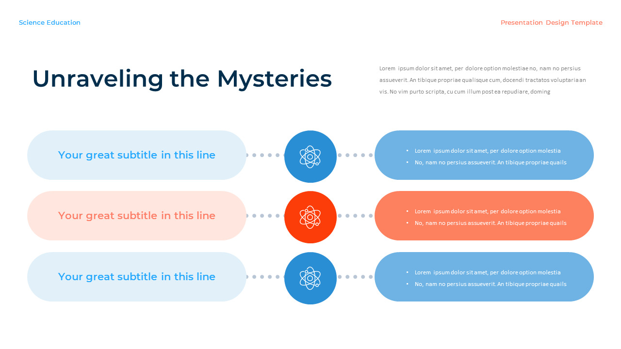 Science Education Easy Google Slides Template