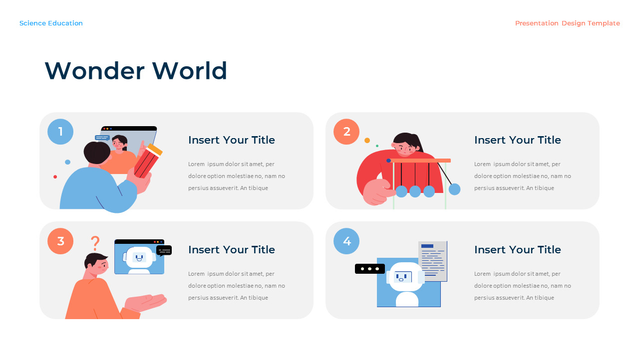 Science Education Easy Google Slides Template