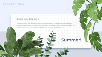 Summer Tropical ppt themes_10