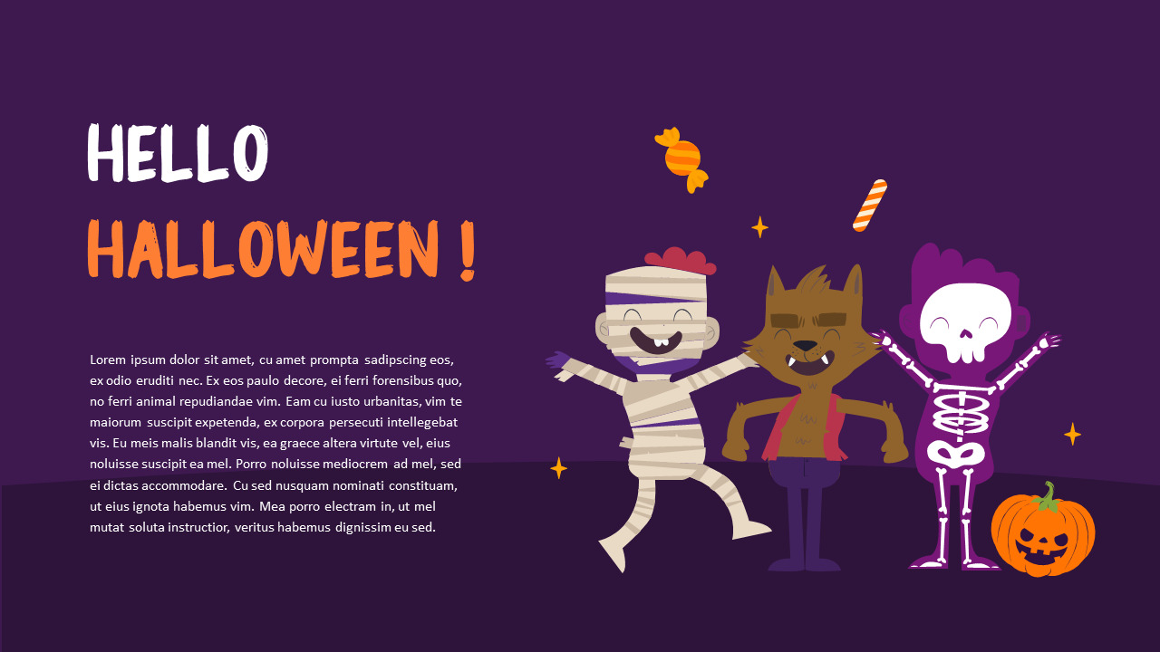 ハロウィンの日 pptテンプレート_03