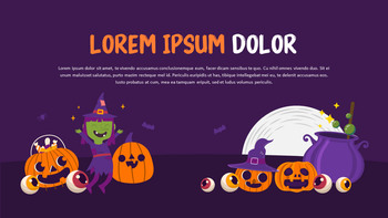 il giorno di Halloween Modello PPT_05