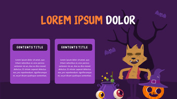 il giorno di Halloween Modello PPT_23