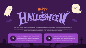 ハロウィンの日 pptテンプレート_29