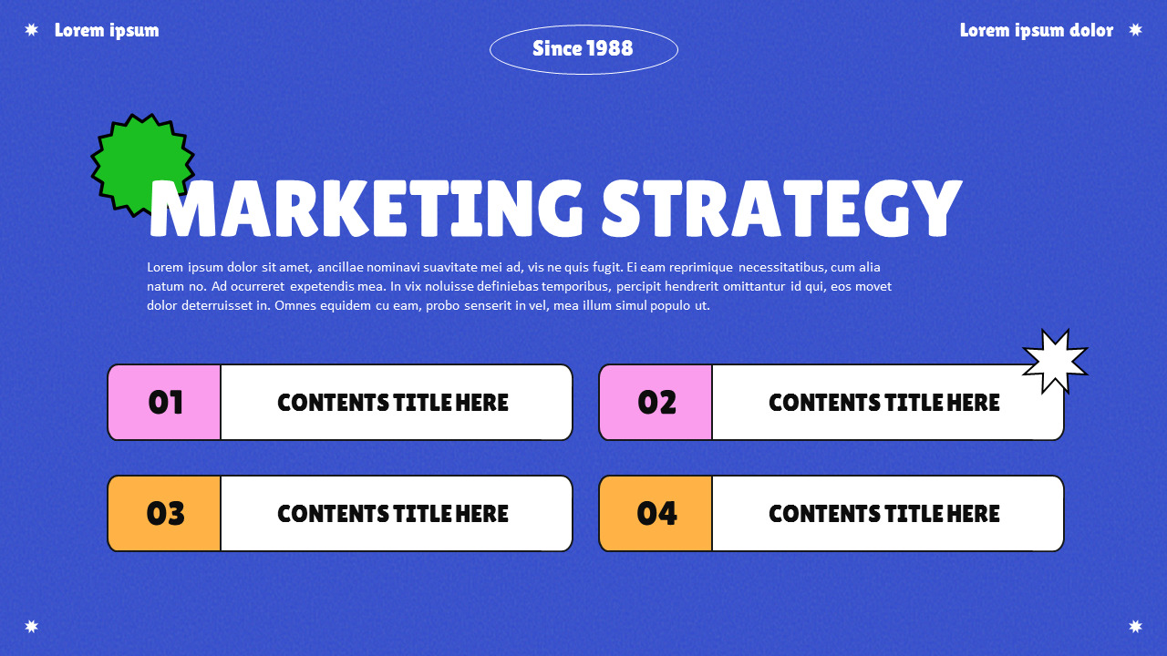 Online Marketing Pitch Deck PowerPoint Template