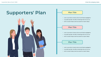 Recruitment of College Student Supporters presentation slide design_25