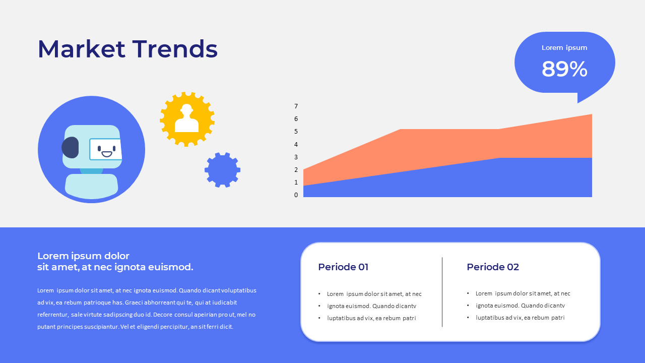AI Startup company profile template design