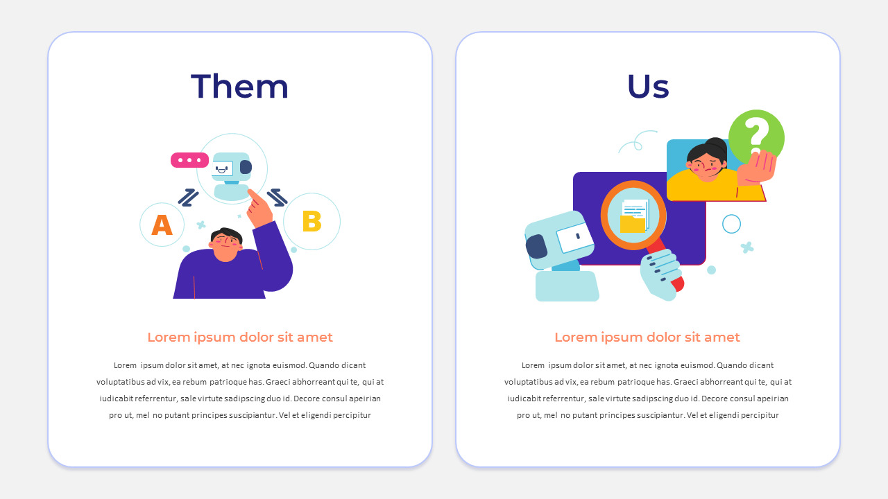AI Startup company profile template design