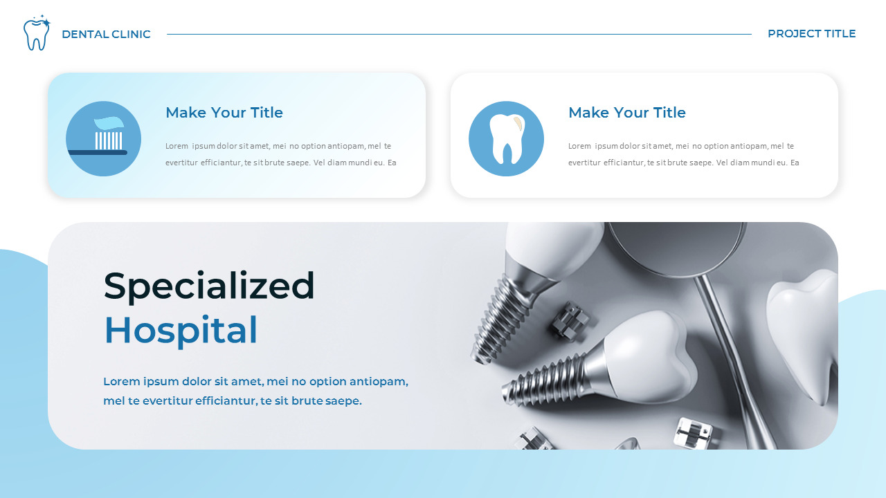 Dental Clinic Easy Google Slides Template