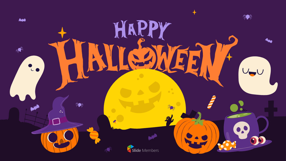 il giorno di Halloween Easy Slides Design_01