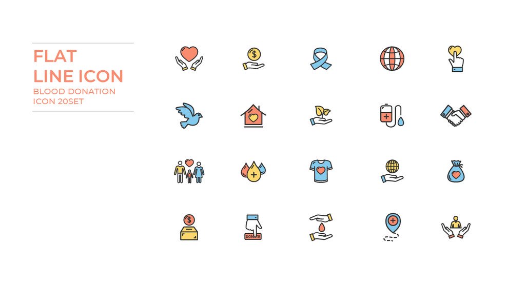 Blood Donation Icons