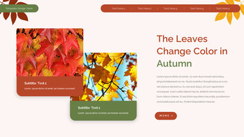 Hello, Autumn building ppt background_21