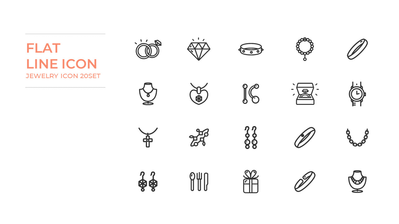 Jewelry Icons Vectors