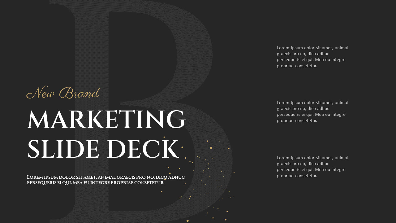 New Brand Marketing Slide Deck slide deck