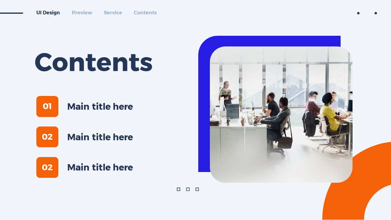 Website UI Design google slides design_02