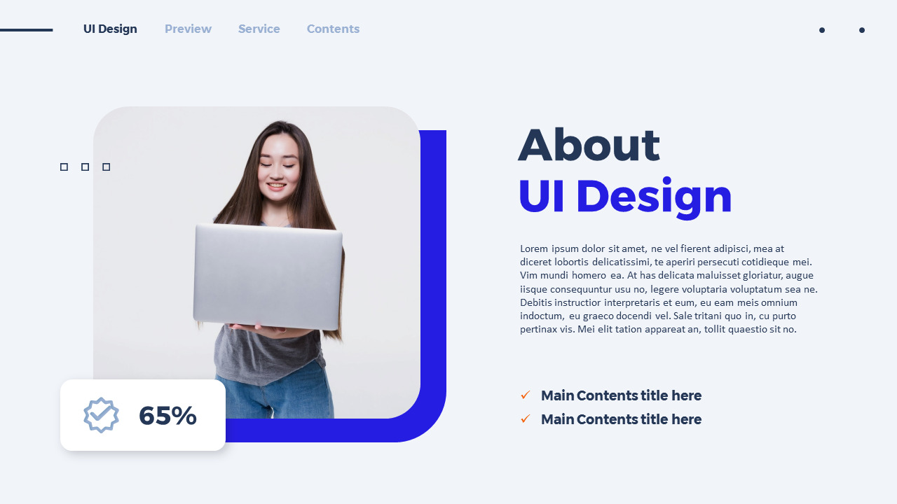 Website UI Design google slides design_03