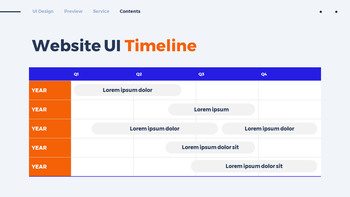 웹사이트 UI 디자인 구글 슬라이드 디자인_21