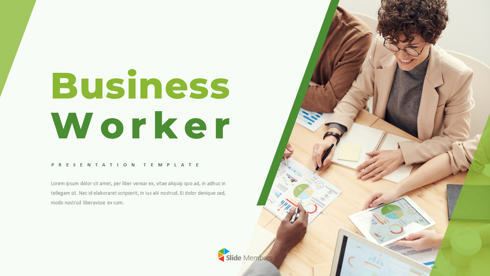 Business Worker template google slides_01