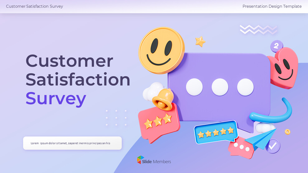 Sondage sur la satisfaction de la clientèle history powerpoint template_01