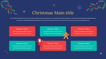 Happy Merry Christmas template power point_23