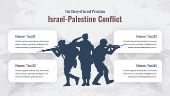 La storia della guerra israelo-palestinese Moderni modelli PPT_09