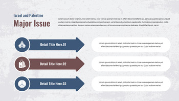 이스라엘 팔레스타인 전쟁 이야기 모던한 PPT 템플릿_18