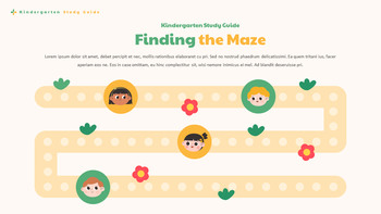 Kindergarten Study Guide PowerPoint Backgrounds_06