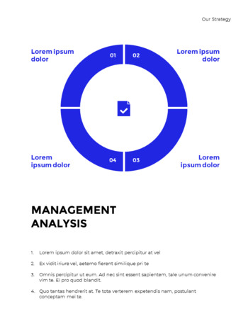 Blue Simple Layout Annual Report slide template