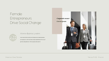 Women in Business ppt templates powerpoint template_08