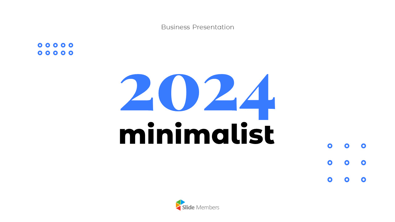 2024 Minimalist Business Google Slides Presentation