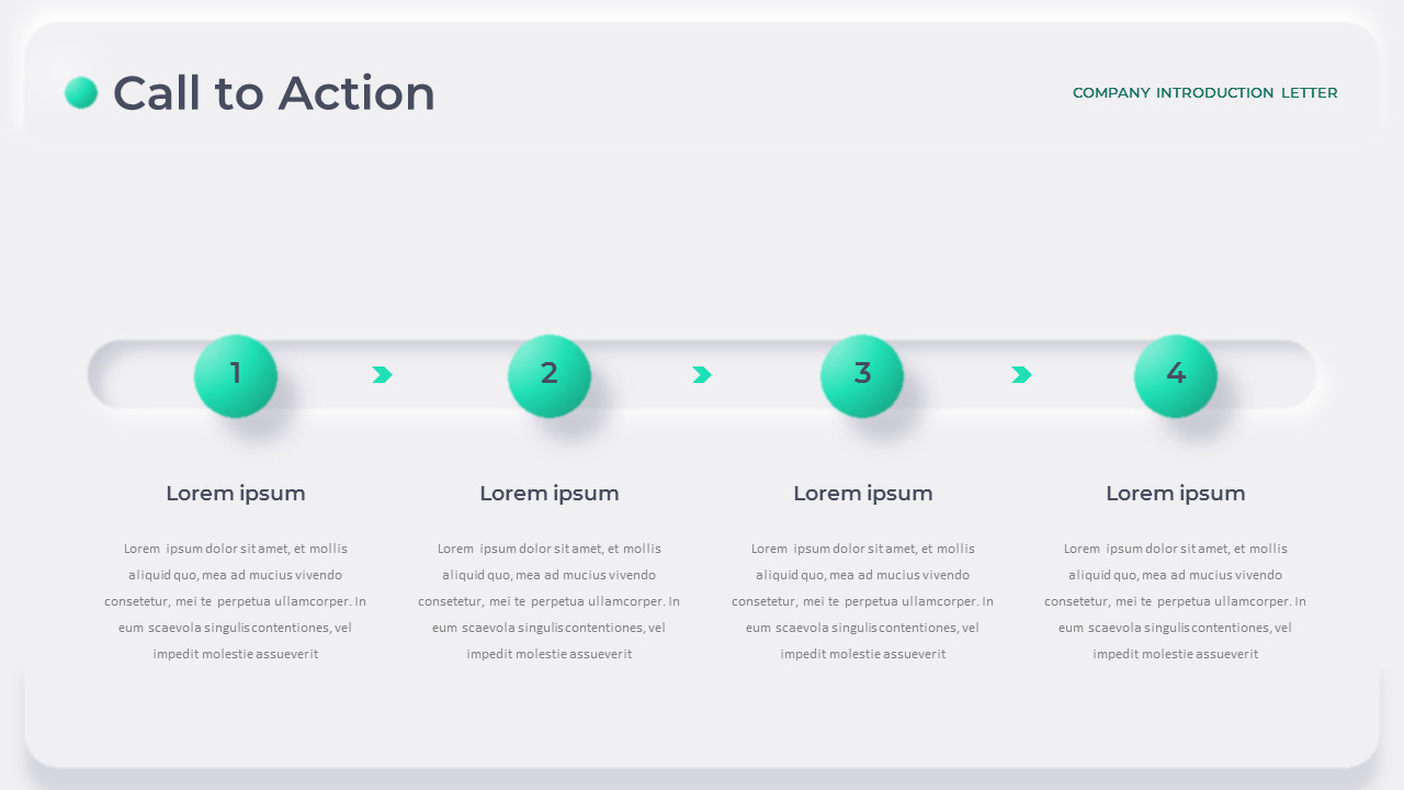 Neumorphism Business Introduction powerpoint presentation themes