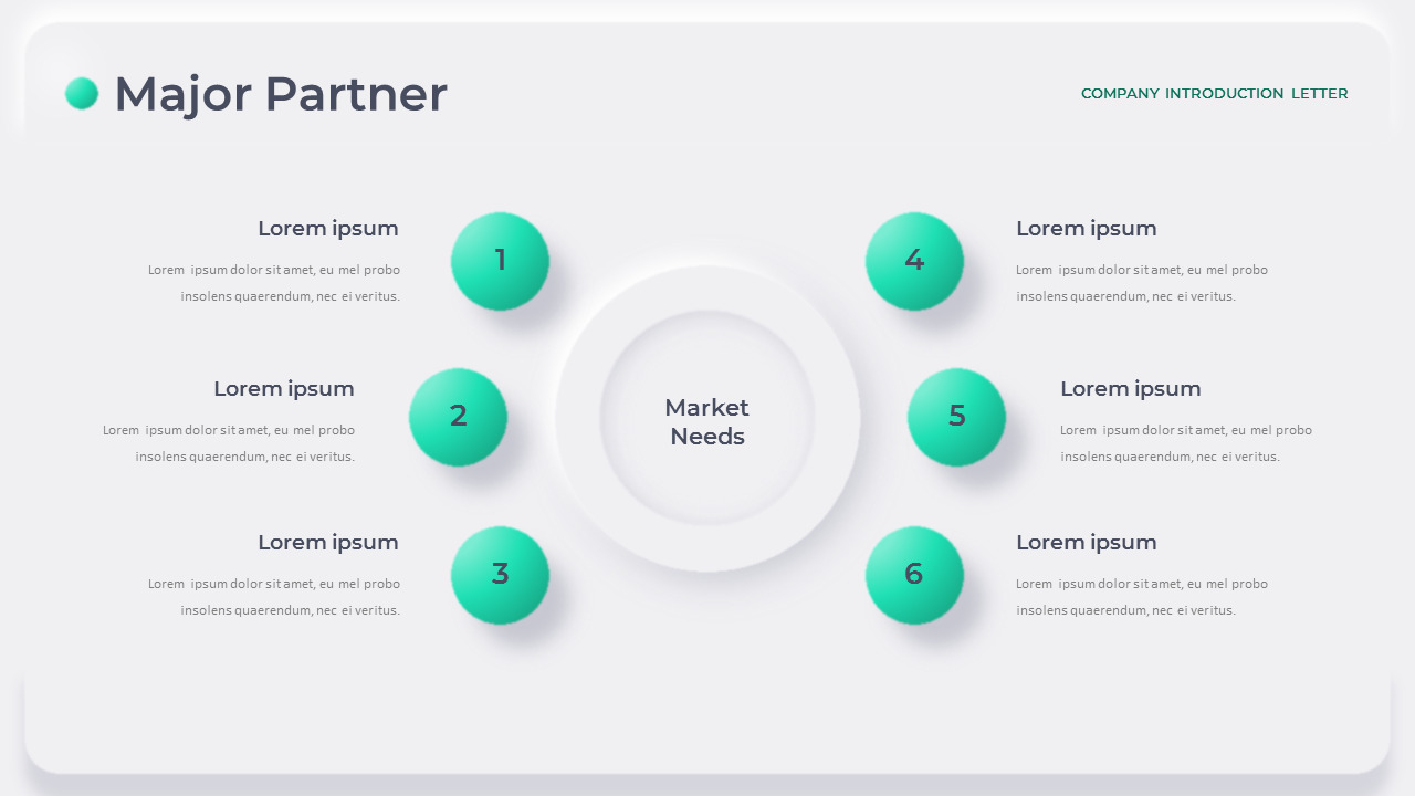 Neumorphism Business Introduction powerpoint presentation themes