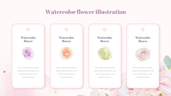 Aquarell-Blumenillustration Portfolio-Powerpoint_11