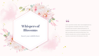 Watercolor flower illustration portfolio powerpoint_18