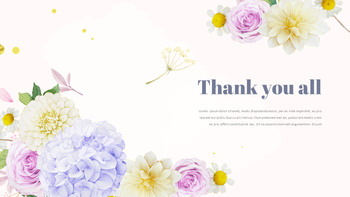 Watercolor flower illustration portfolio powerpoint_30