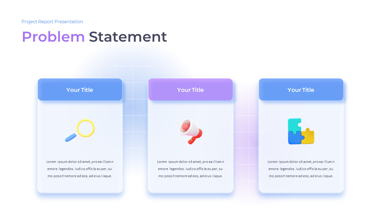 Project Report google slides template download