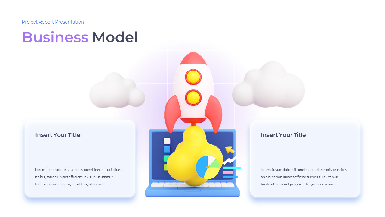 Project Report google slides template download