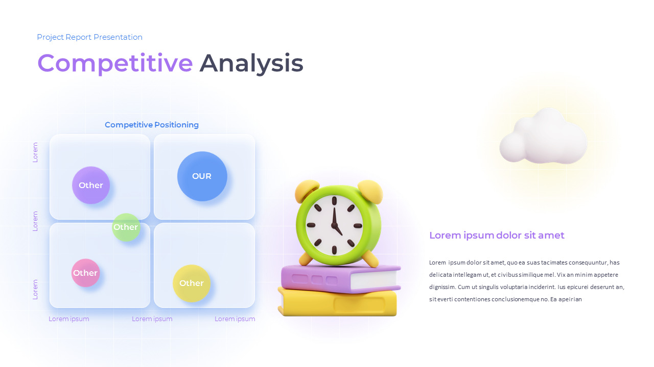 Project Report google slides template download