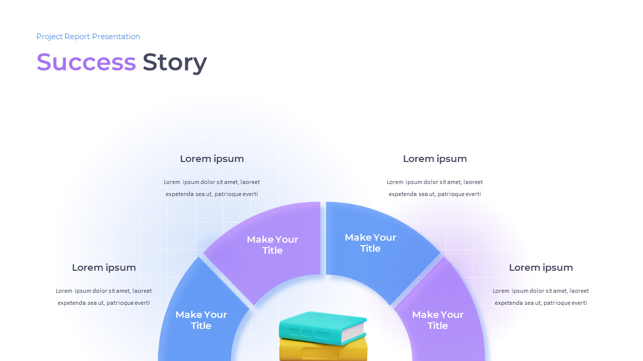 Project Report google slides template download