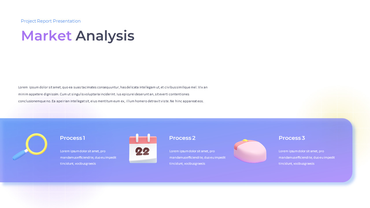 Project Report google slides template download