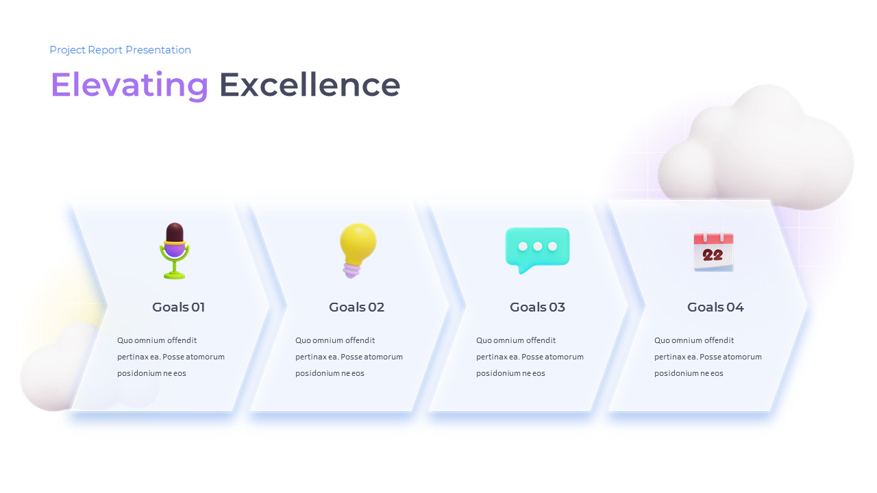 Project Report google slides template download