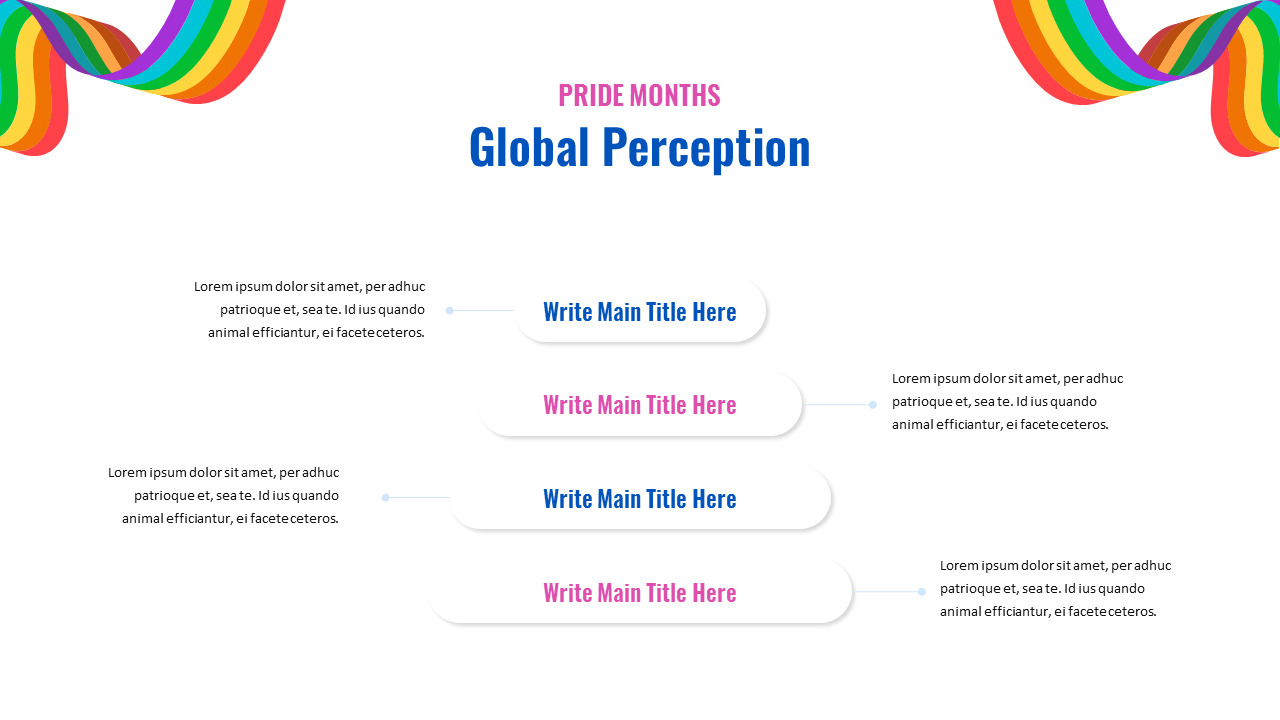 Pride Month elegant ppt templates Pride Month elegant ppt templates