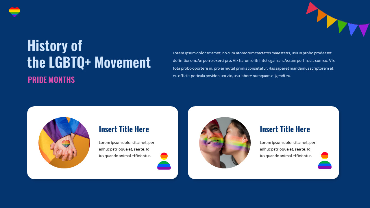 Pride Month elegant ppt templates Pride Month elegant ppt templates