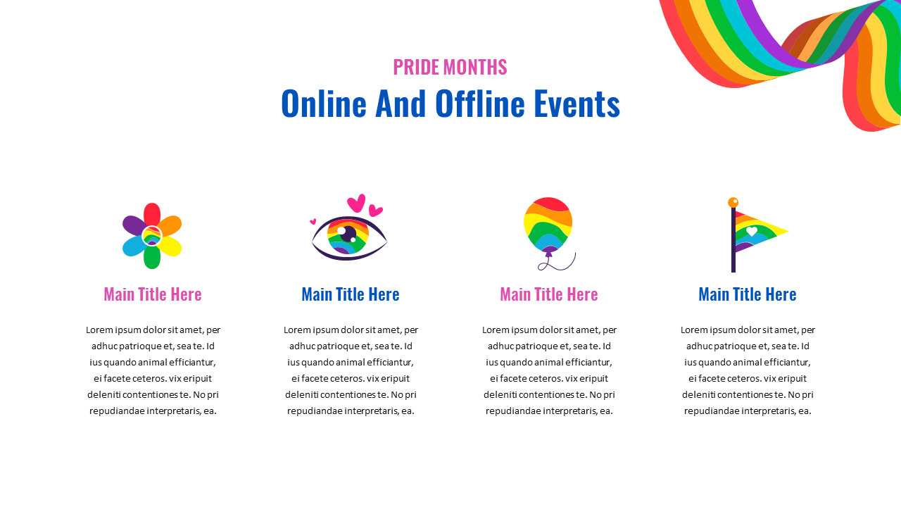 Pride Month elegant ppt templates Pride Month elegant ppt templates