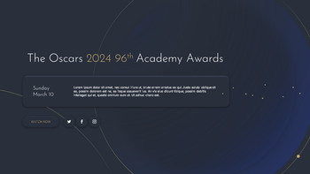 Diapositives animées de la 96e cérémonie des Oscars 2024 dans PowerPoint_13