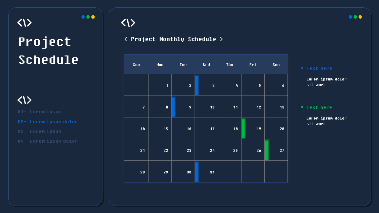 Pixel Art Coding Programming Best Business PowerPoint Templates